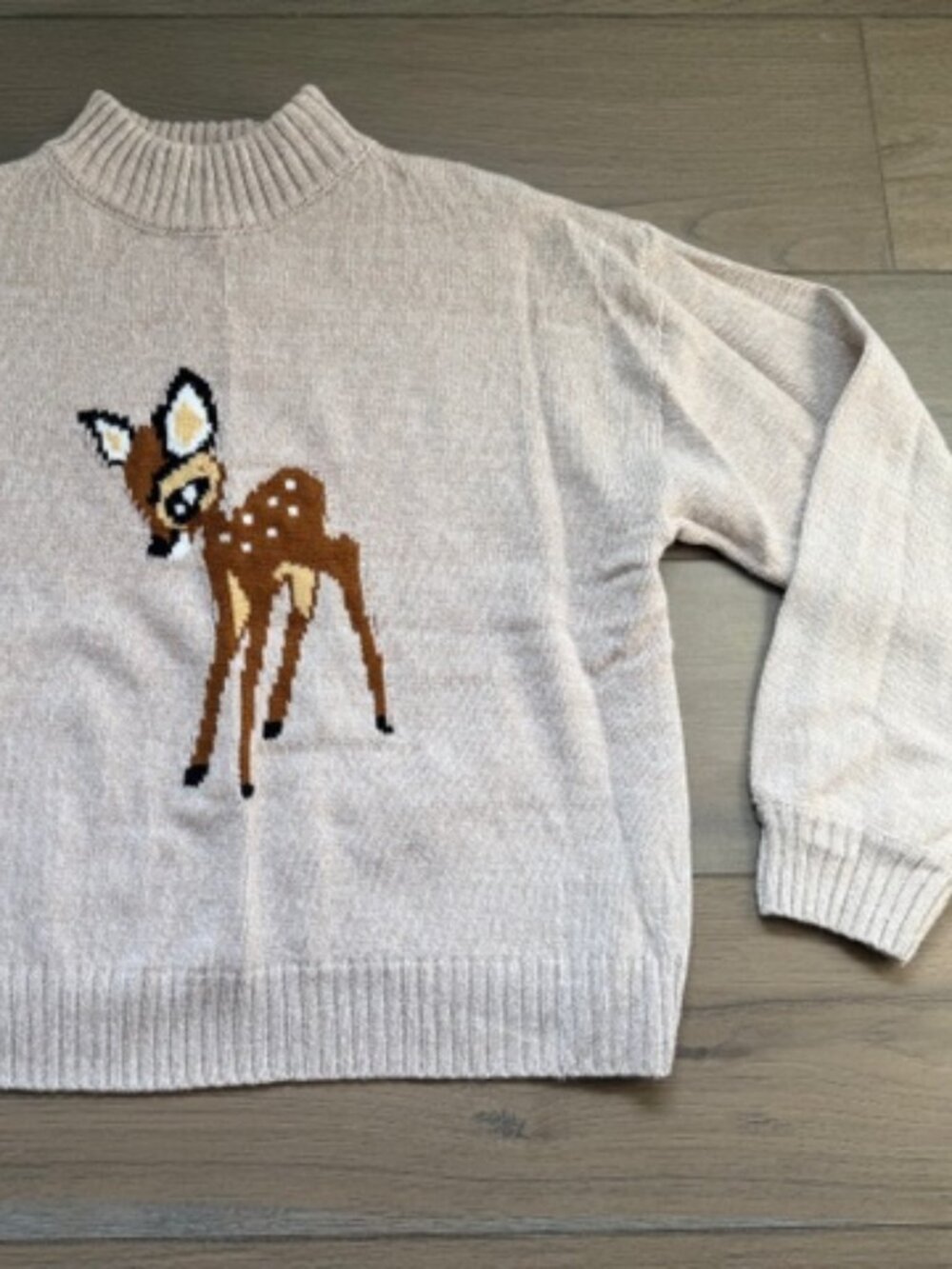 DISNEY WOMENS BAMBI SWEATER